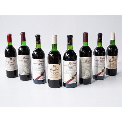 Five Bottles of Penfolds Cabernet Sauvignon and Three Bottles of Penfolds Cabernet Shiraz