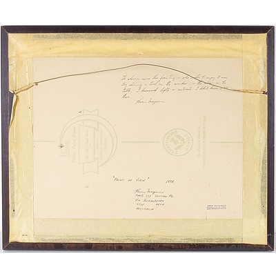 Kev Maguire Point of View 1978 Oil on Board