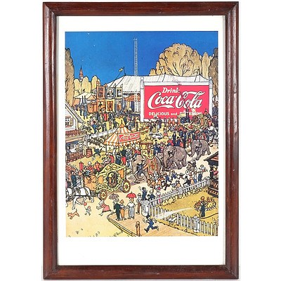Coca Cola Poster Offset Print