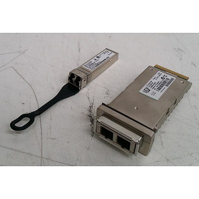 Bulk Lot of Cisco X2-10GB-SR & Brocade 57-0000088-01 Transceiver Modules