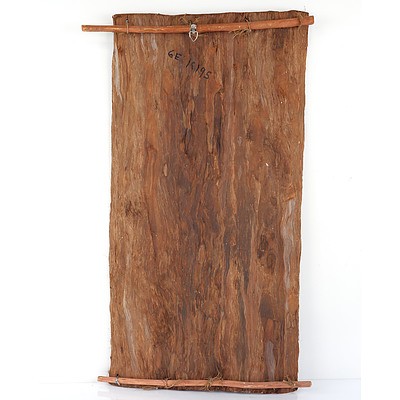 Jolly Jolly Rembraninga (Arnhem Land) Mimi Spirit, Ochre on Bark