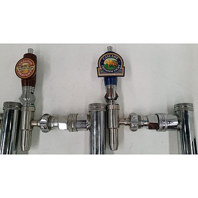 Stainless Steel Bar Taps - Lot of Four