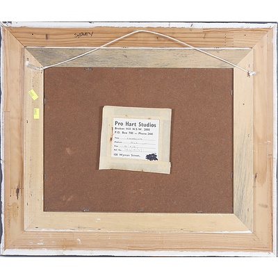 Pro Hart (1928-2006) Landscape, Oil on Board