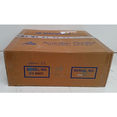 Australian Monitor SY-800V 2 x 400W Power Amplifier - Brand New