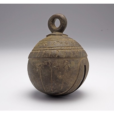 Burmese Bronze Elephant Bell (Chu) 19th Century