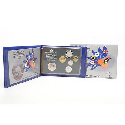 2001 Australian Centenary of Federation Six Coin Proof Set
