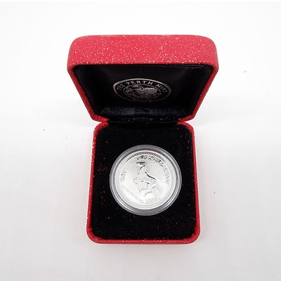 2002 Australia 50 Cent Lunar Series 'Year of the Horse' Fine Silver Proof Coin