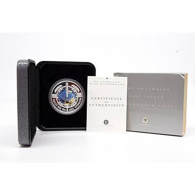 2001 The Australia $1 Silver Proof Millennium Coin