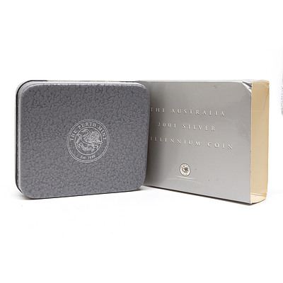 2001 The Australia $1 Silver Proof Millennium Coin