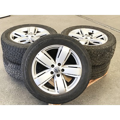 Set of 5 Wheels from a 2014 Volkswagen Amarok Ultimate