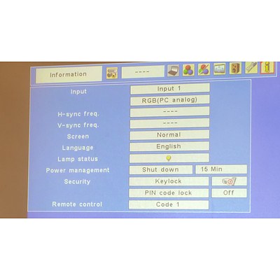 Sanyo PLC-XT20 XGA LCD Projector