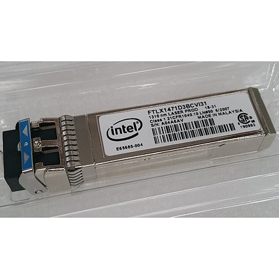 Intel FTLX1471D3BCVI31 SFP Transceiver Modules - Lot of 65 - Brand New - RRP $7000.