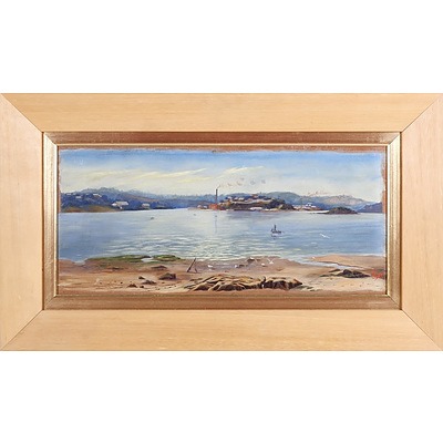 Artist Unknown, Sydney Harbour, Oil on Board, Early 20th Century