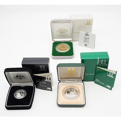 RAM 1988 $10 Silver Proof Coin, RAM 1988 $5 Bronze Proof Coin and RAM 1988 $2 Silver Proof Coin