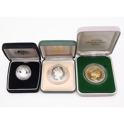 RAM 1988 $10 Silver Proof Coin, RAM 1988 $5 Bronze Proof Coin and RAM 1988 $2 Silver Proof Coin