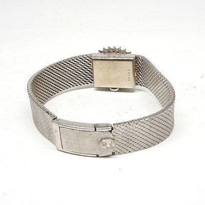 Ladies Girard Perregaux 18ct White Gold and Diamond Dress Watch, Circa 1970s
