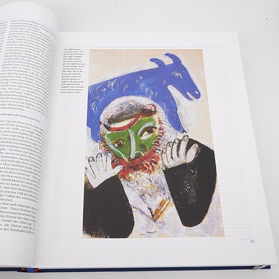 Marc Chagall Illustrated Die Grosse Chagall Bibel in German with Slip Case