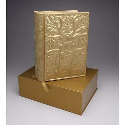 Ernst Fuchs (German 1915-2015) Illustrated Bible in German, Limited Edition, In Original Fabric Lined Box