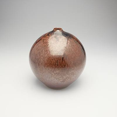 Barbara Mason Stoneware Vase, Circa 1990s-2000s