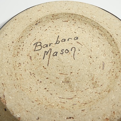 Barbara Mason Stoneware Vase, Circa 1990s-2000s