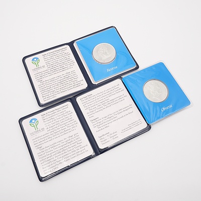 Two 1985 Royal Australian Mint State Series $10 Uncirculated Coins