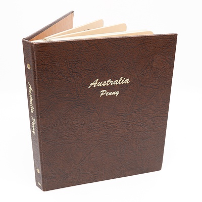 Australia Penny Set in Dansco Album 1911-1964