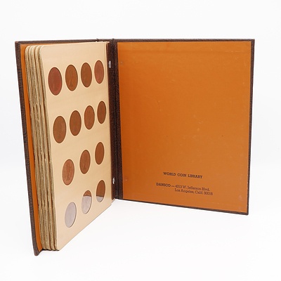 Australia Penny Set in Dansco Album 1911-1964