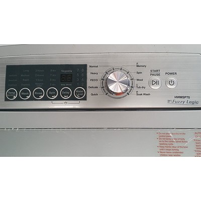 Haier HWMSP70 7kg Top Load Washing Machine