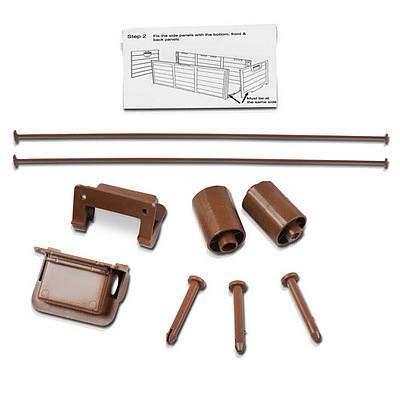 290L Outdoor Weatherproof Storage Box - Brown