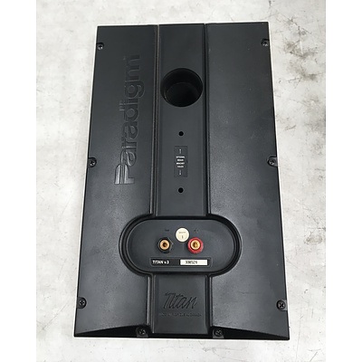 Paradigm Titan V3 Speakers with Metal Stands