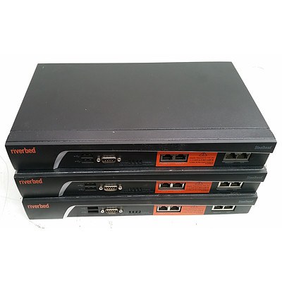 Riverbed Steelhead SHA-00250-L Application Accelerator Appliance - Lot of Three
