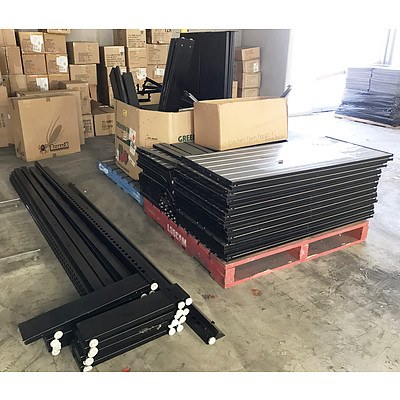 MAXe Assorted Black Slat Wall Shelving