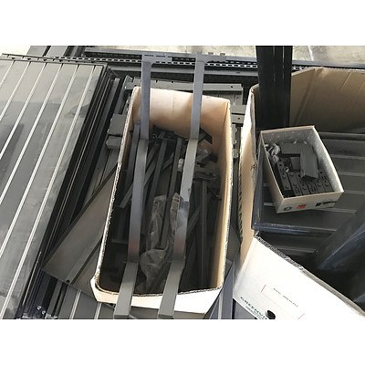 MAXe Assorted Black Slat Wall Shelving