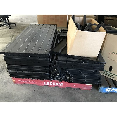 MAXe Assorted Black Slat Wall Shelving