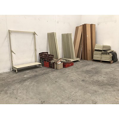 Large Assortment of Shop Shelving
