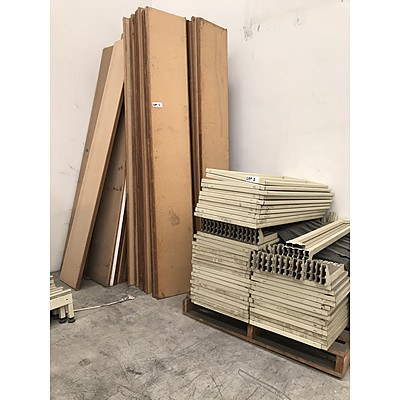 Large Assortment of Shop Shelving