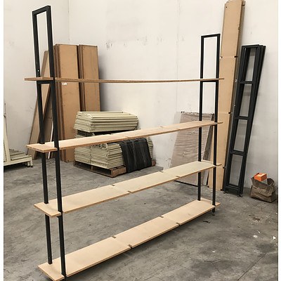 Custom Built Shop Shelving