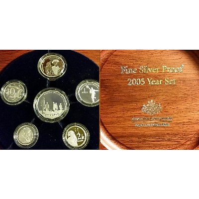 Australia 2004 Fine Silver Proof Year Set
