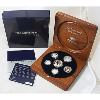 Australia 2005 Fine Silver Proof Year Set