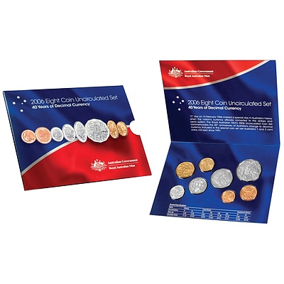 Australia 2006 8 Coin Uncirculated Set