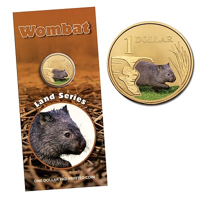 Australia: 2008 Land Series: $1 Wombat