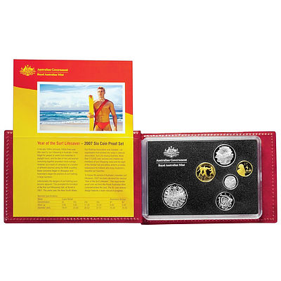 Australia 2007 Uncirculated Set - Surf Lifesaving