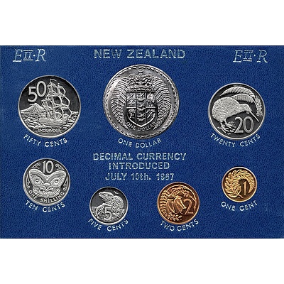 Nz: Uncirculated Set 1967