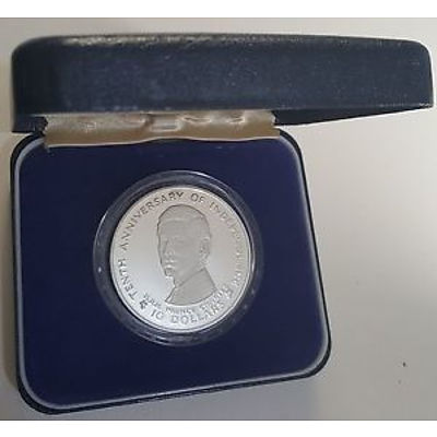 Fiji: Silver Proof $10 1981