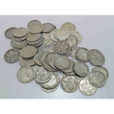 Australia: Silver Threepences Geo V (1911-36)