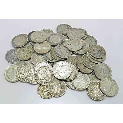 Australia: Silver Threepences 1940-1964