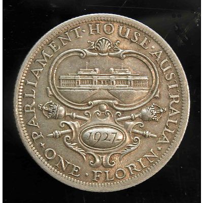 Australia: 1927 Florin Canberra Parliament House