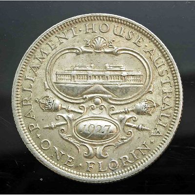 Australia: 1927 Florin Canberra Parliament House