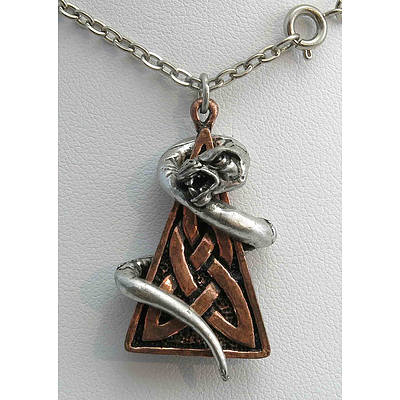 Celtic Triangle & Snake Pendant
