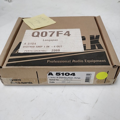 Redback - A5104 - 1 Into 4 Distribution Amp